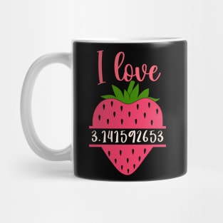 I love strawberry Pi Mug